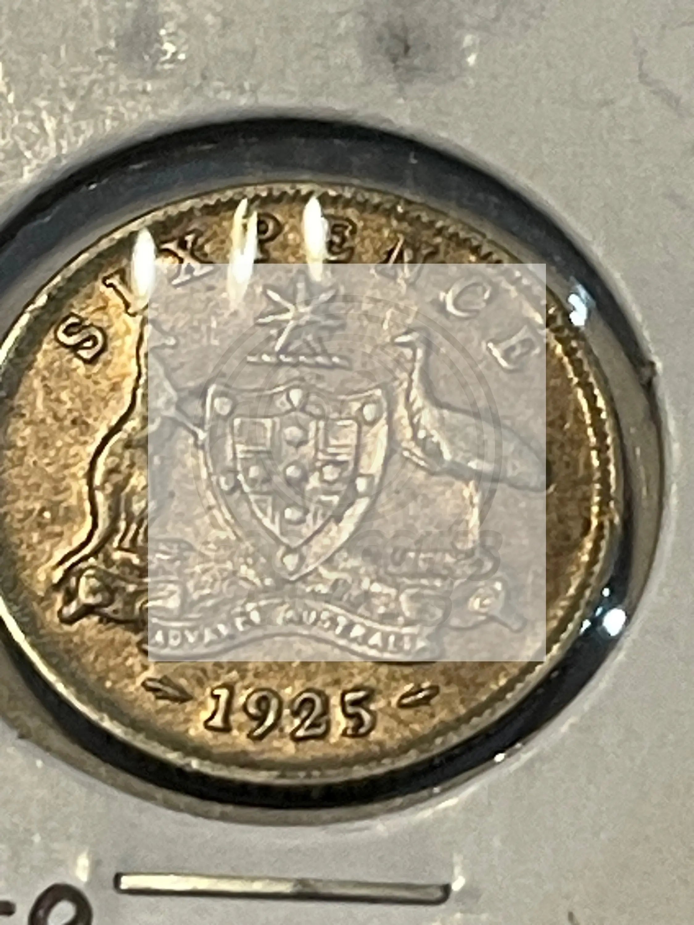 Australia 1925 6 Six Pence Silver Coin - Cool Coins & Notes